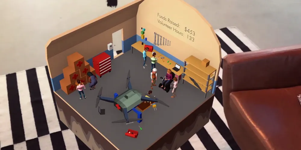 Augmented Reality Experience - Salesforce Vision